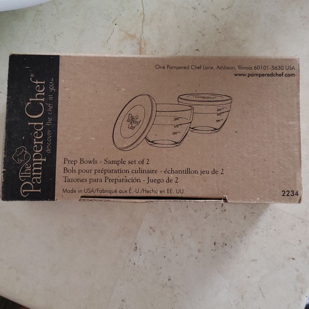 Pampered Chef Prep Bowls